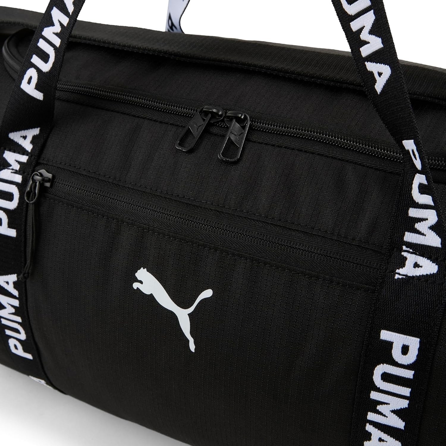 Happy Trend Puma At Ess Barrel Bag Kadın Spor Çantası, Puma Black, Tek Beden görsel 3
