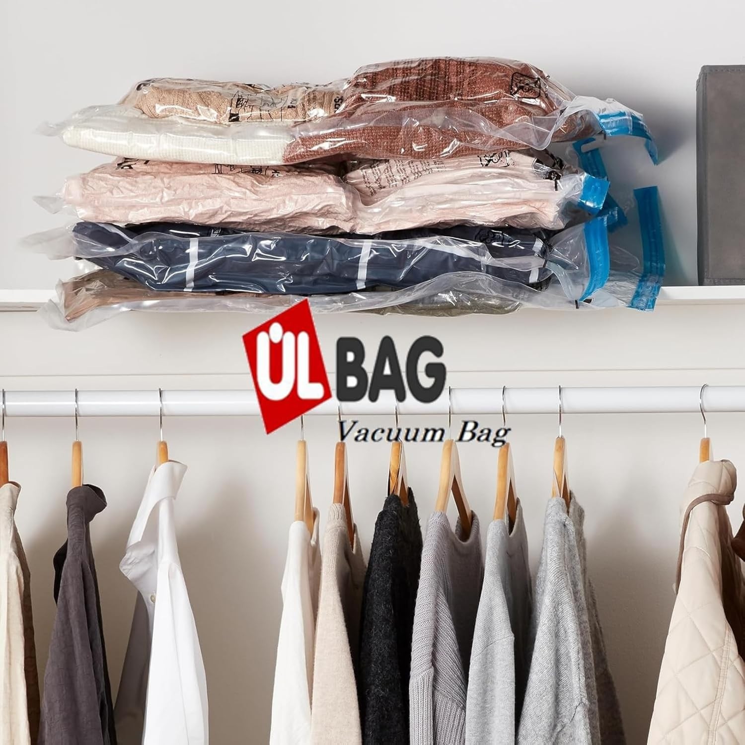 OEM (3 Adet) Büyük Boy (90 cm x 120 Cm) Yorgan,battaniye Baza Altı Için Vakumlu Poşet - Vakumlu Hurç - Vakumlu Torba görsel 4