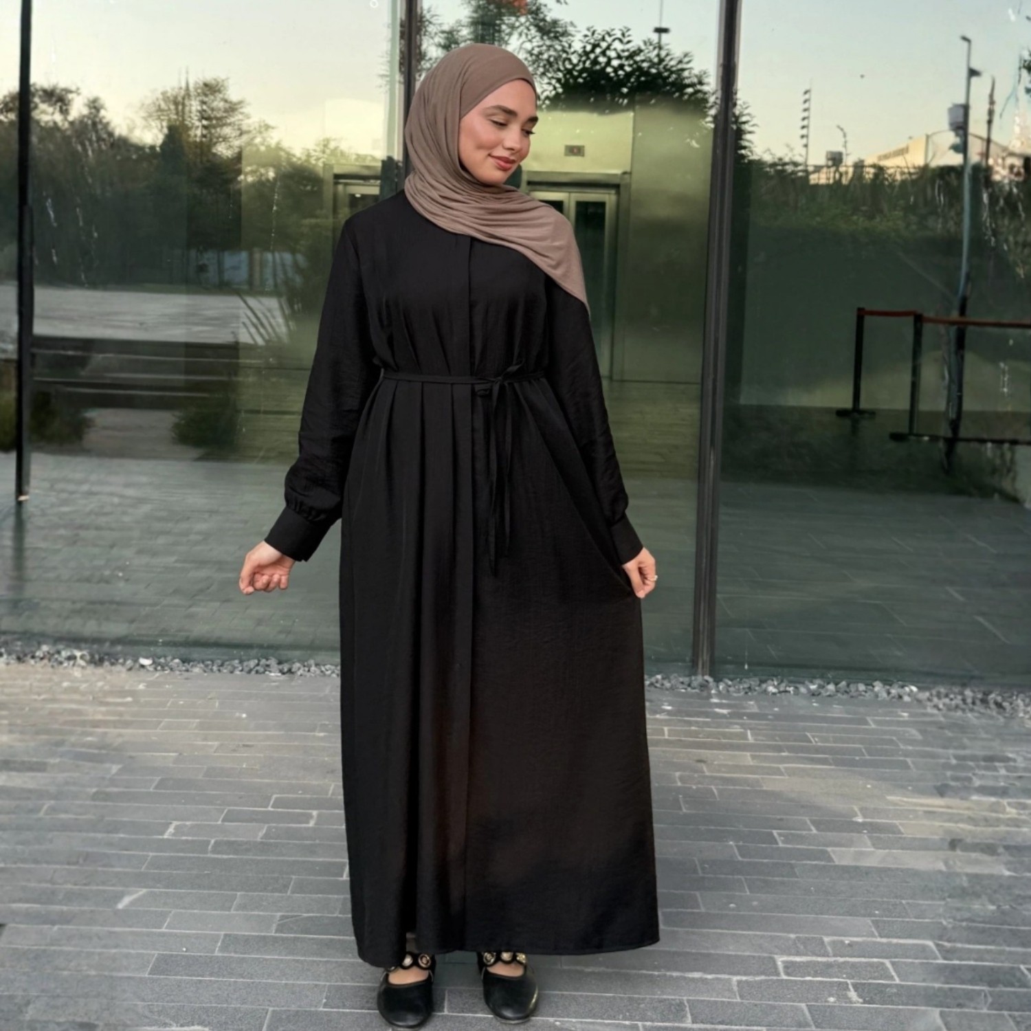 Zeynep Uyanık Rayon Tunik Gizli Düğmeli - Bilek Boy görsel 8