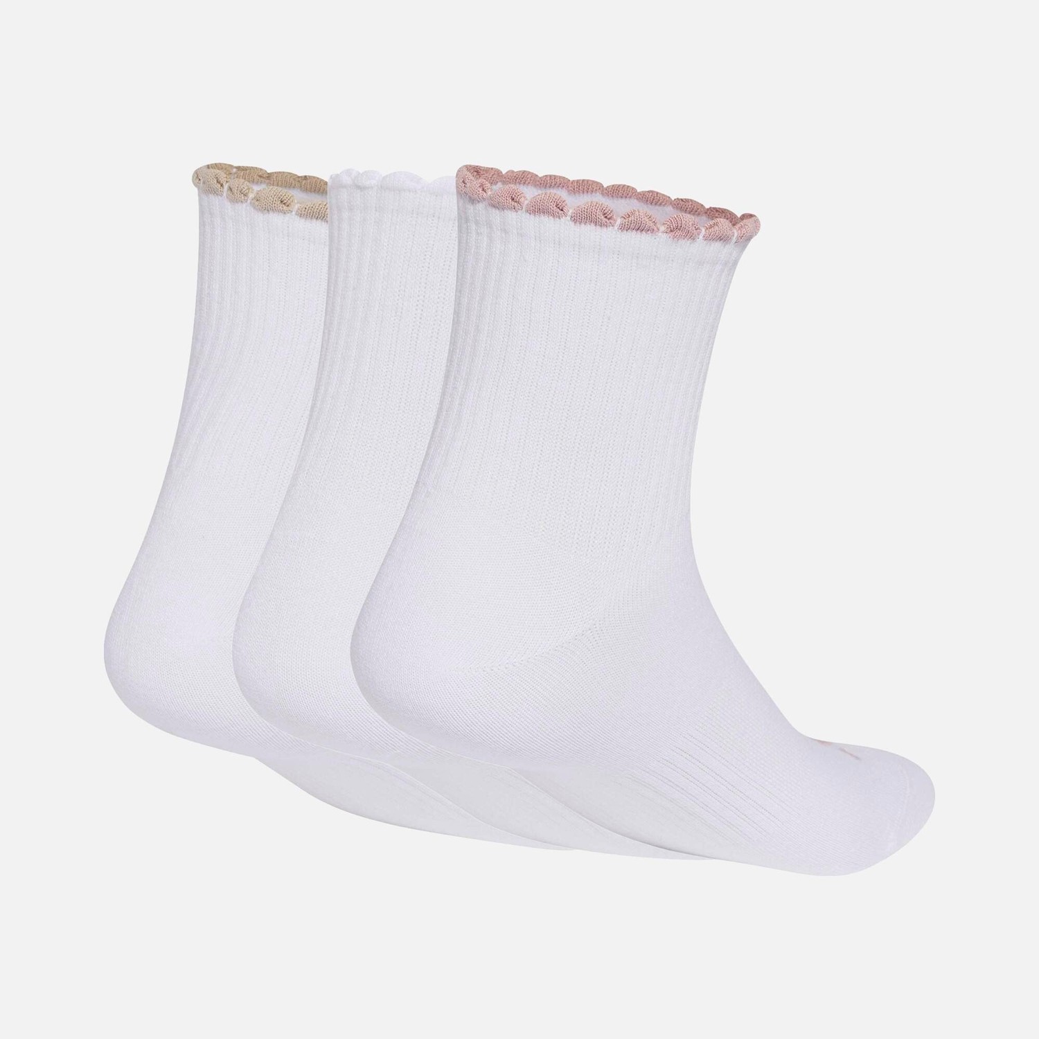 adidas Quarter Sock 3 Pair Kadın Çorap görsel 2