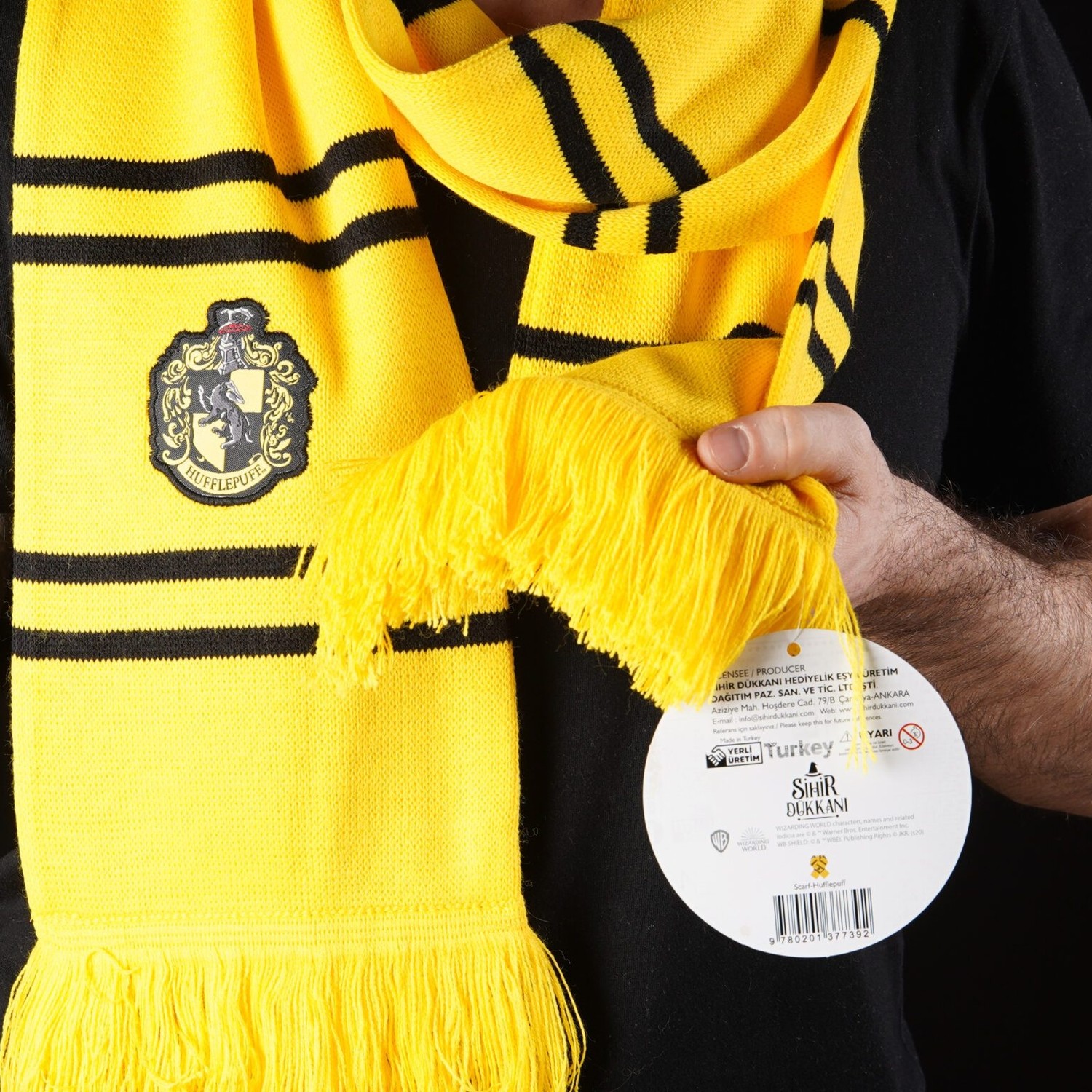 Dükkan Design Hufflepuff Orijinal Atkı görsel 5