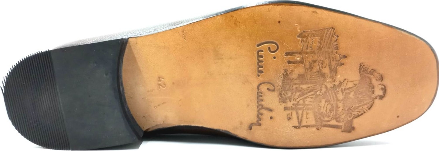 Pierre Cardin 3603 Erkek Siyah Kösele Hakiki Deri Ayakkabı görsel 3