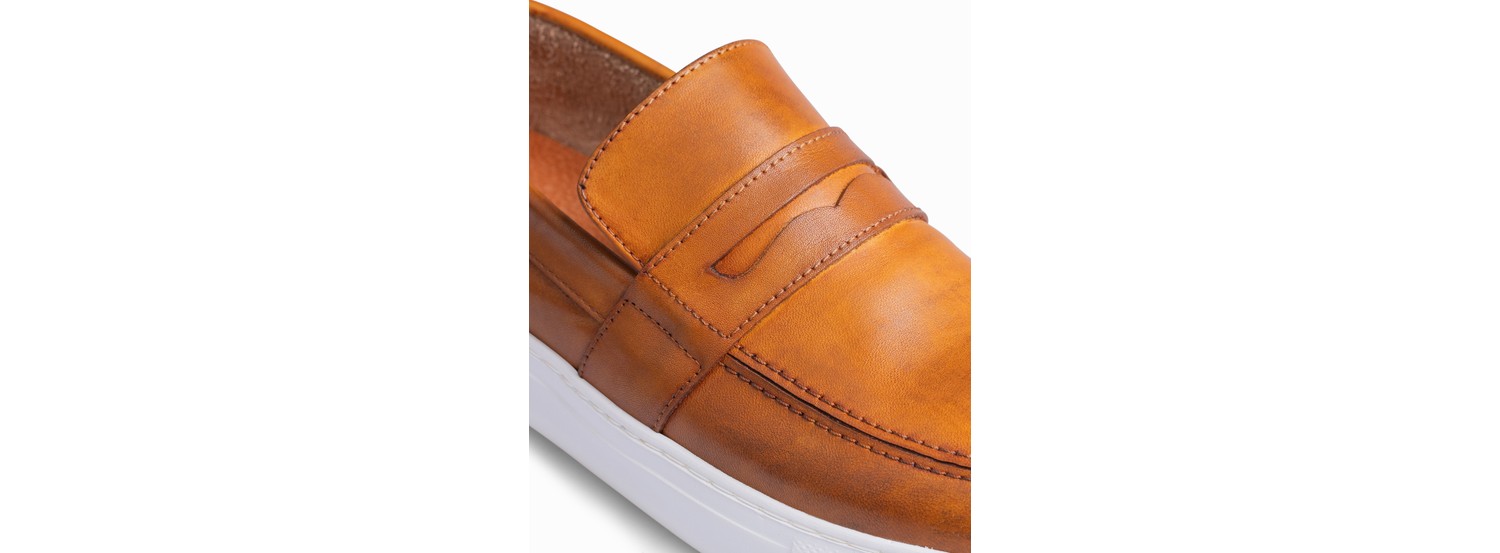 CARVAO Nile Casual Hakiki Deri Loafer Siyah Erkek Ayakkabı görsel 3