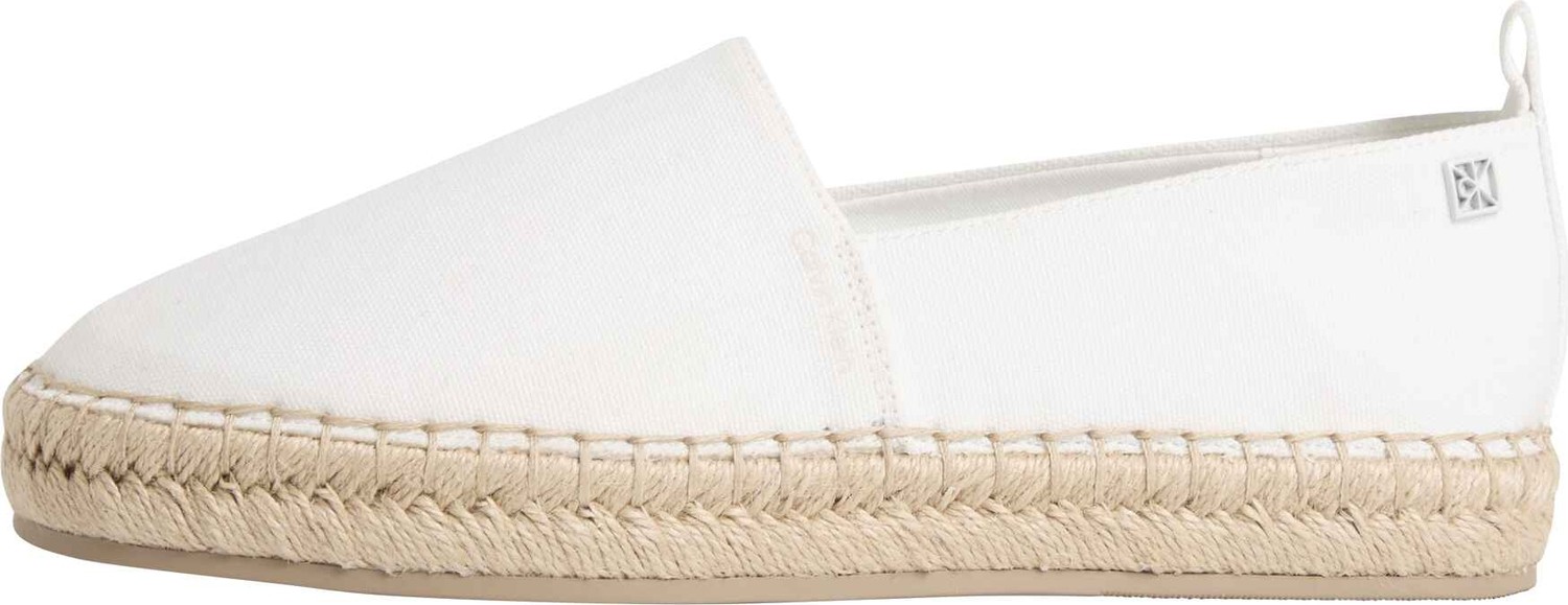 Calvin Klein Calvın Kleın Kadın Marka Logolu Günlük Kullanıma Uygun Beyaz Espadril HW0HW02931 Yad görsel 5