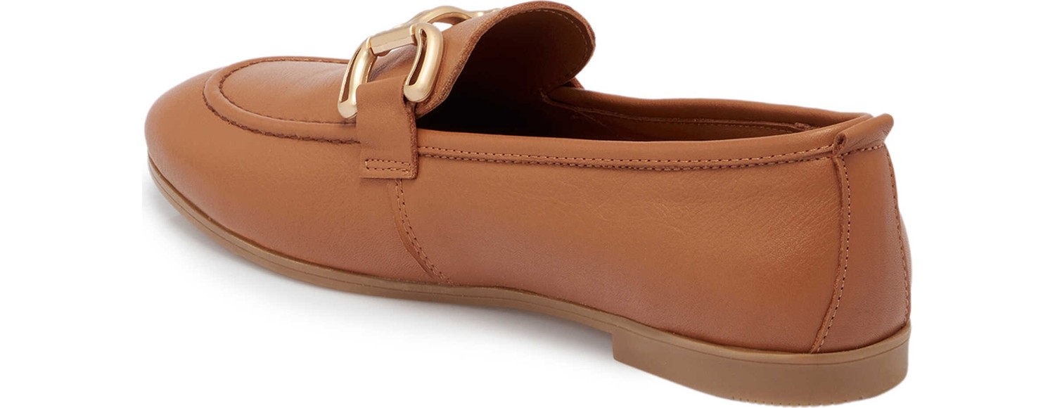 Tergan Siyah Hakiki Deri Kadın Loafer - K25S1AY68359-A23 görsel 8