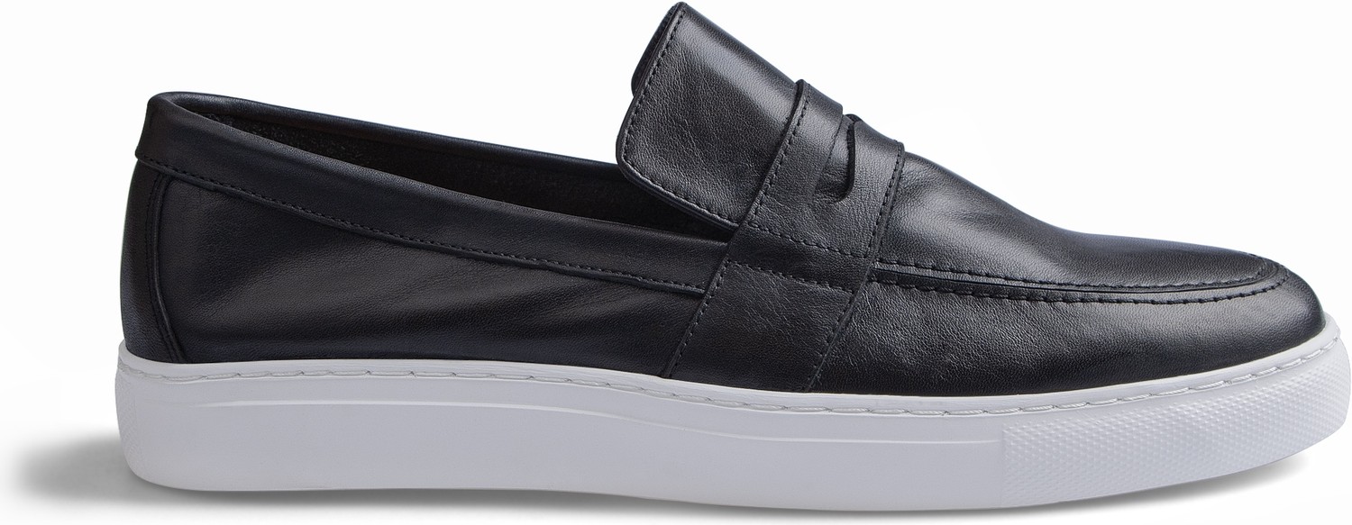 CARVAO Nile Casual Hakiki Deri Loafer Siyah Erkek Ayakkabı