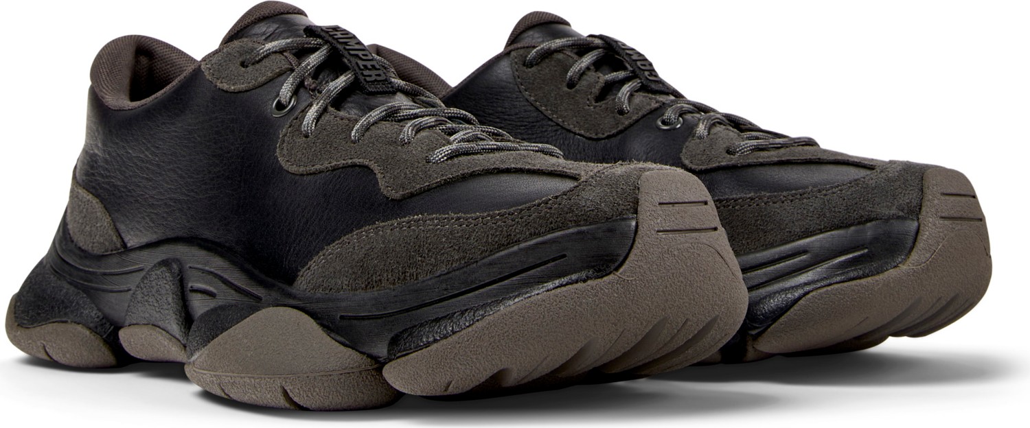 Camper Siyah Camper Karst 2 Erkek Sneaker Düz Taban ve Rahat Kullanım İçin Tasarlandı K101068-001 görsel 3