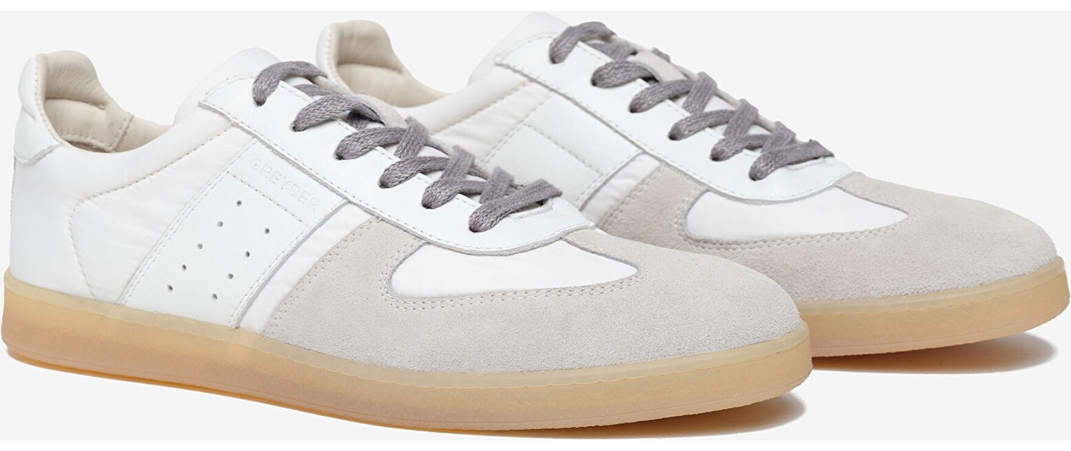 Greyder Erkek Lacivert Hakiki Deri Sneaker Ayakkabı 6Y1SA18940 görsel 8