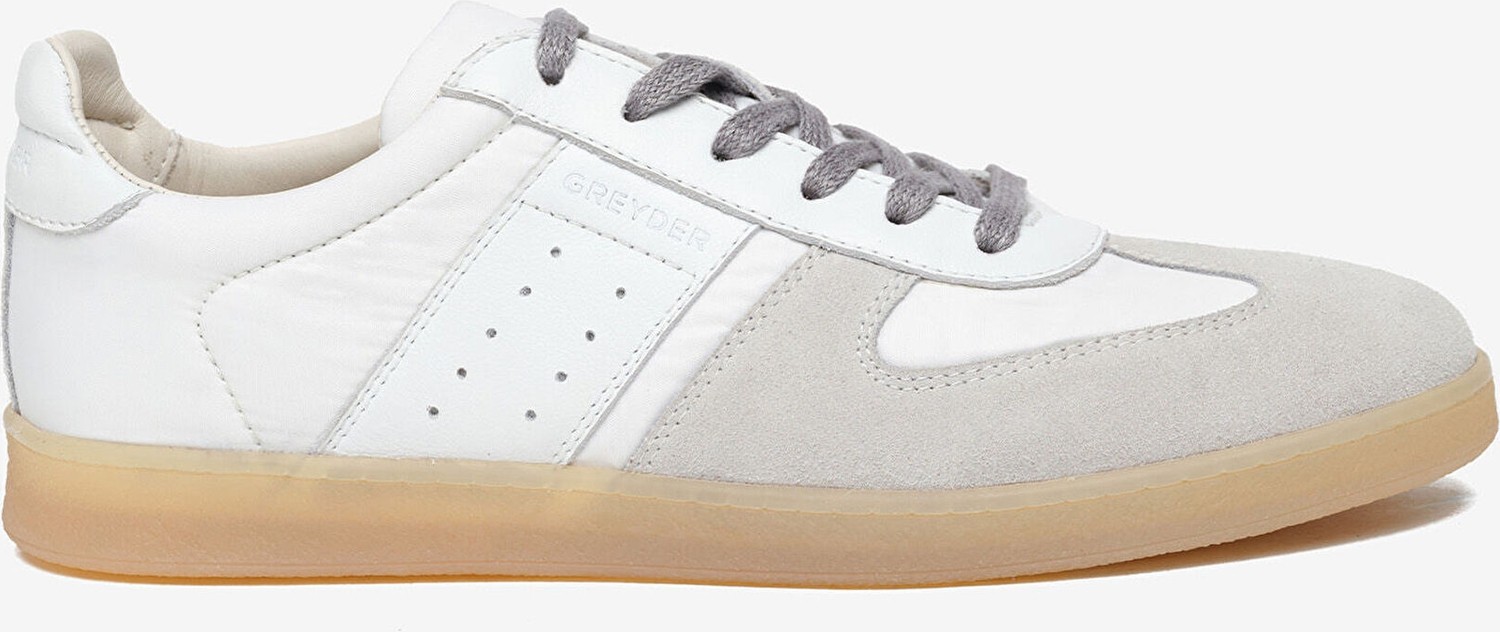 Greyder Erkek Lacivert Hakiki Deri Sneaker Ayakkabı 6Y1SA18940
