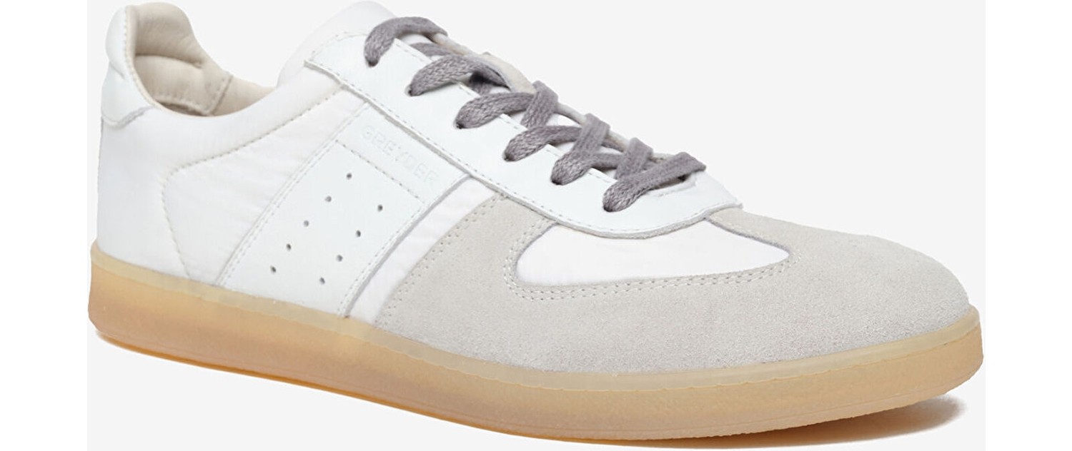 Greyder Erkek Lacivert Hakiki Deri Sneaker Ayakkabı 6Y1SA18940 görsel 2