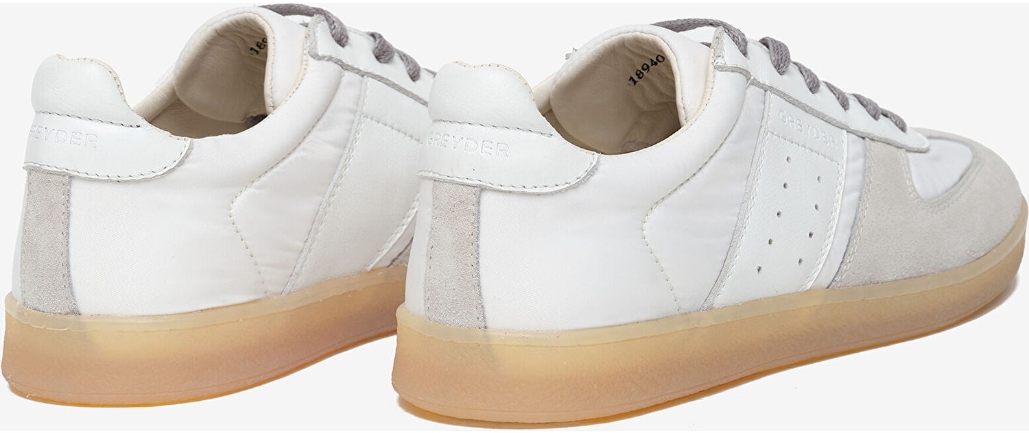 Greyder Erkek Lacivert Hakiki Deri Sneaker Ayakkabı 6Y1SA18940 görsel 4