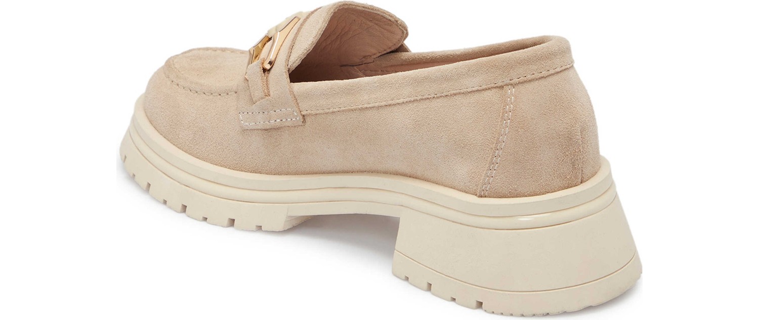 Tergan Taba Hakiki Süet Deri Kadın Loafer - K25S1AY68166-K59 görsel 8