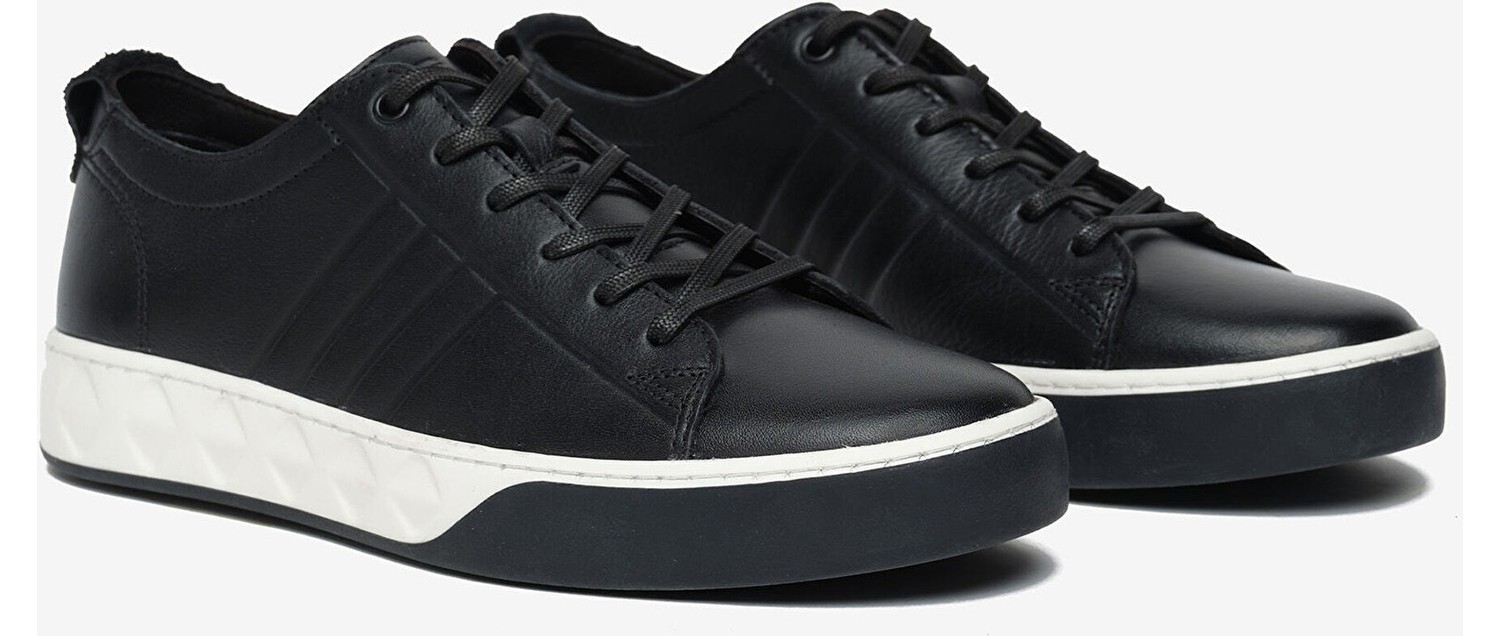 Greyder Erkek Vizon Hakiki Deri Sneaker Ayakkabı 6Y1SA13292 görsel 8