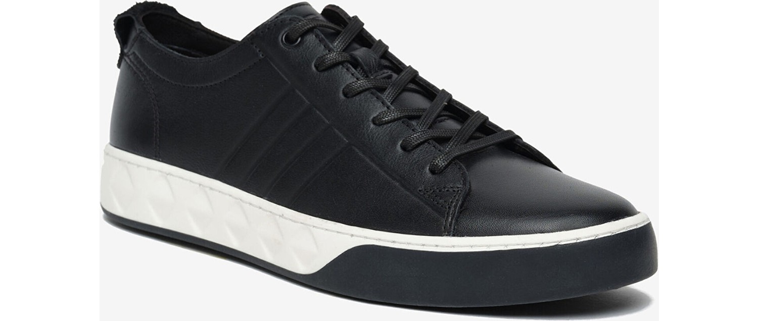 Greyder Erkek Vizon Hakiki Deri Sneaker Ayakkabı 6Y1SA13292 görsel 2