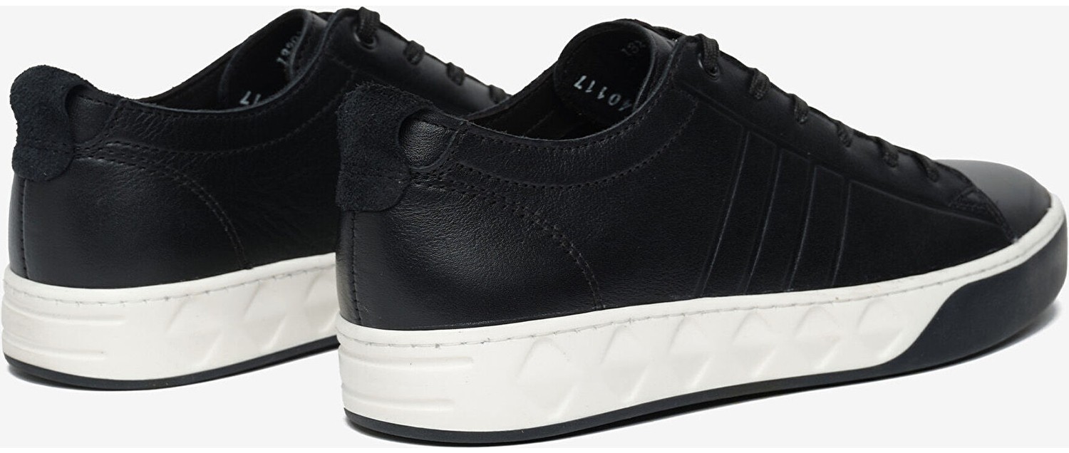 Greyder Erkek Vizon Hakiki Deri Sneaker Ayakkabı 6Y1SA13292 görsel 4