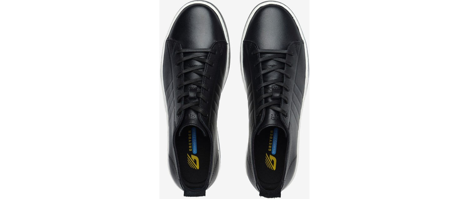 Greyder Erkek Vizon Hakiki Deri Sneaker Ayakkabı 6Y1SA13292 görsel 5
