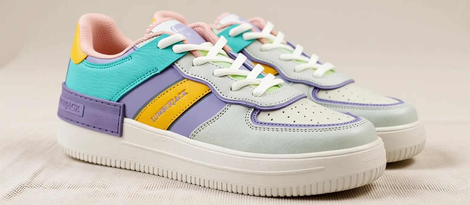 Lumberjack 3M Freya Kadın Sneaker Lila Deri Günlük Kullanım İçin Kaydırmaz Taban Özelliği görsel 7