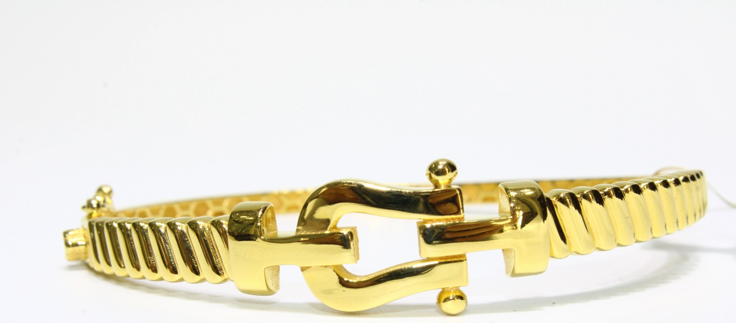 Kızılay Kuyumcusu 22 Ayar Altın Kilit Modeli Kelepçe Bilezik 13.85 gr KLP2250