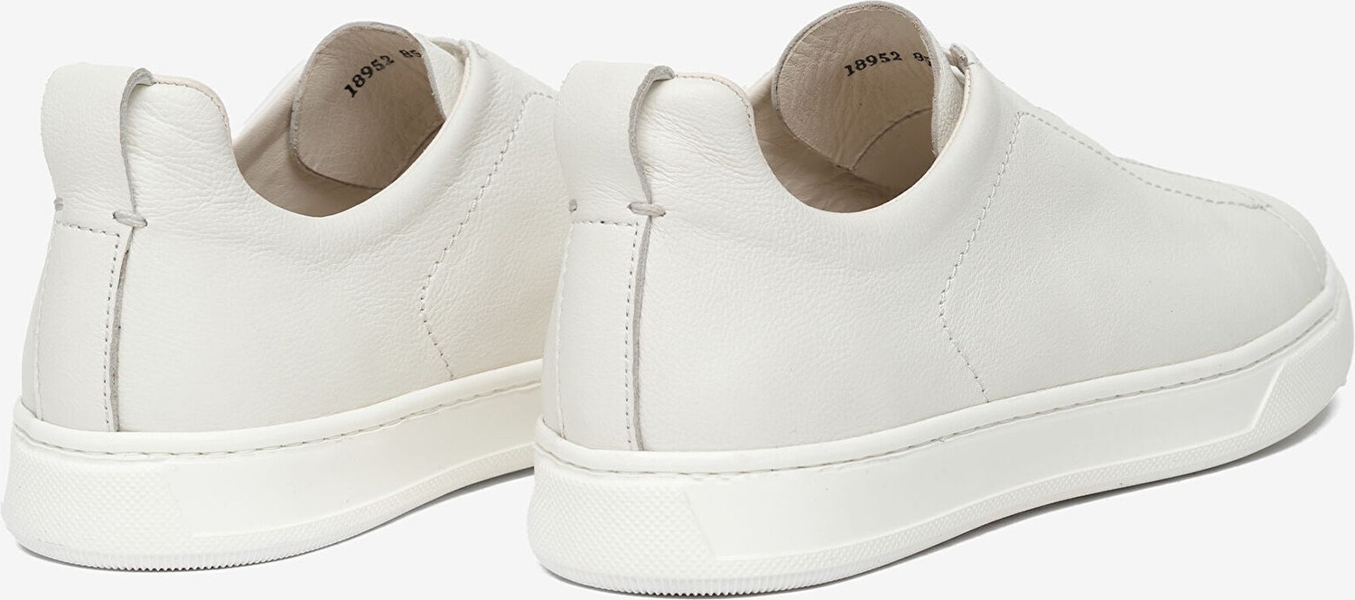 Greyder Erkek Beyaz Hakiki Deri Sneaker Ayakkabı 6Y1SA18952 görsel 4