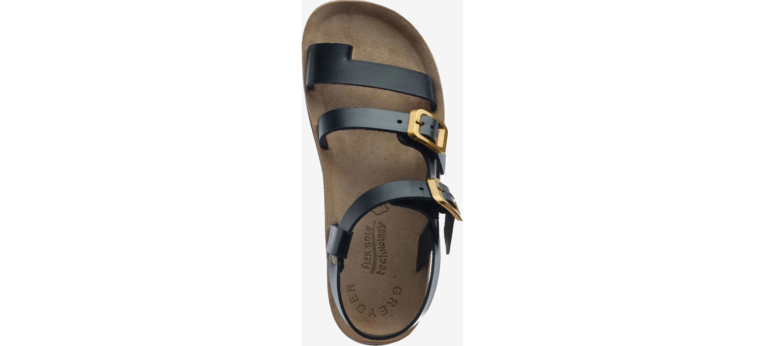 Greyder Kadın Rose Yılan Hakiki Deri Sandalet 6Y2FS59205 görsel 4