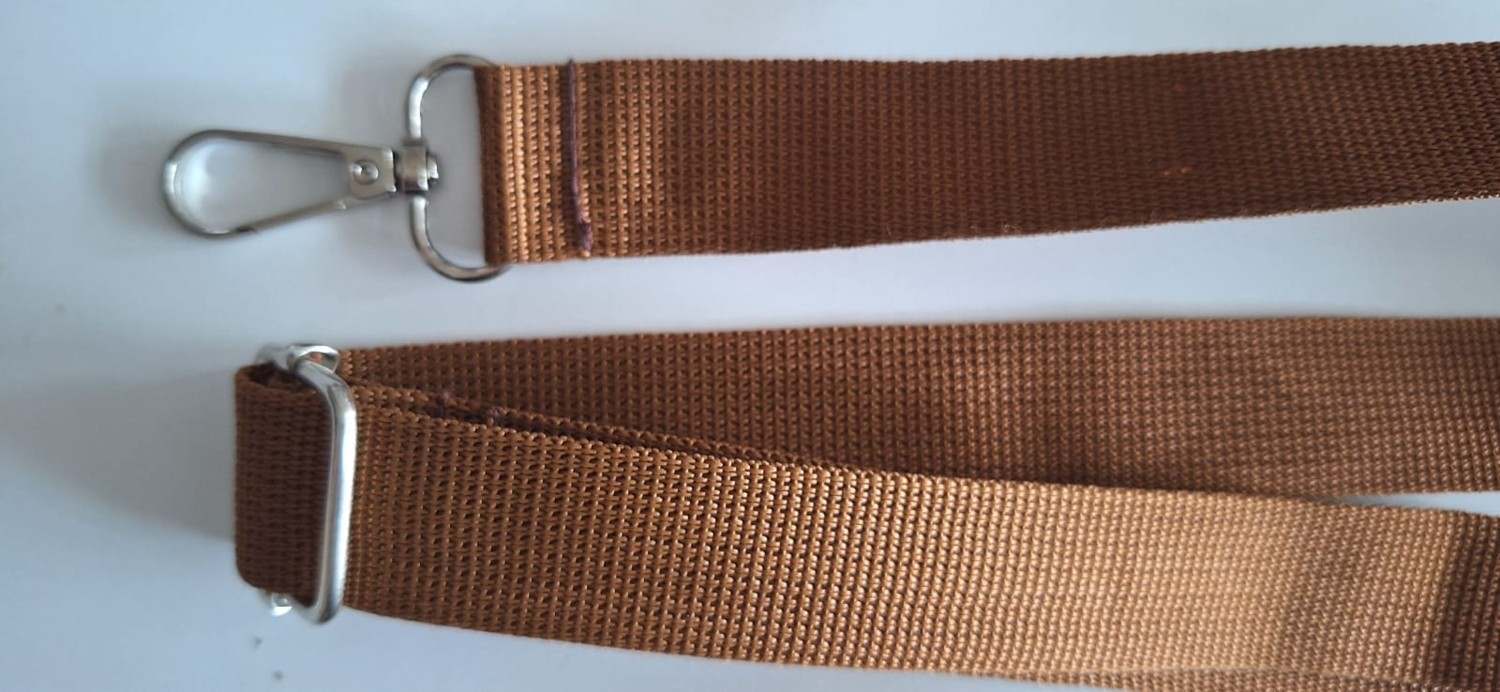 Renkli İlmekler Kolon Çapraz Çanta Askısı 2.5cm Kanca Renk Seçiniz görsel 3