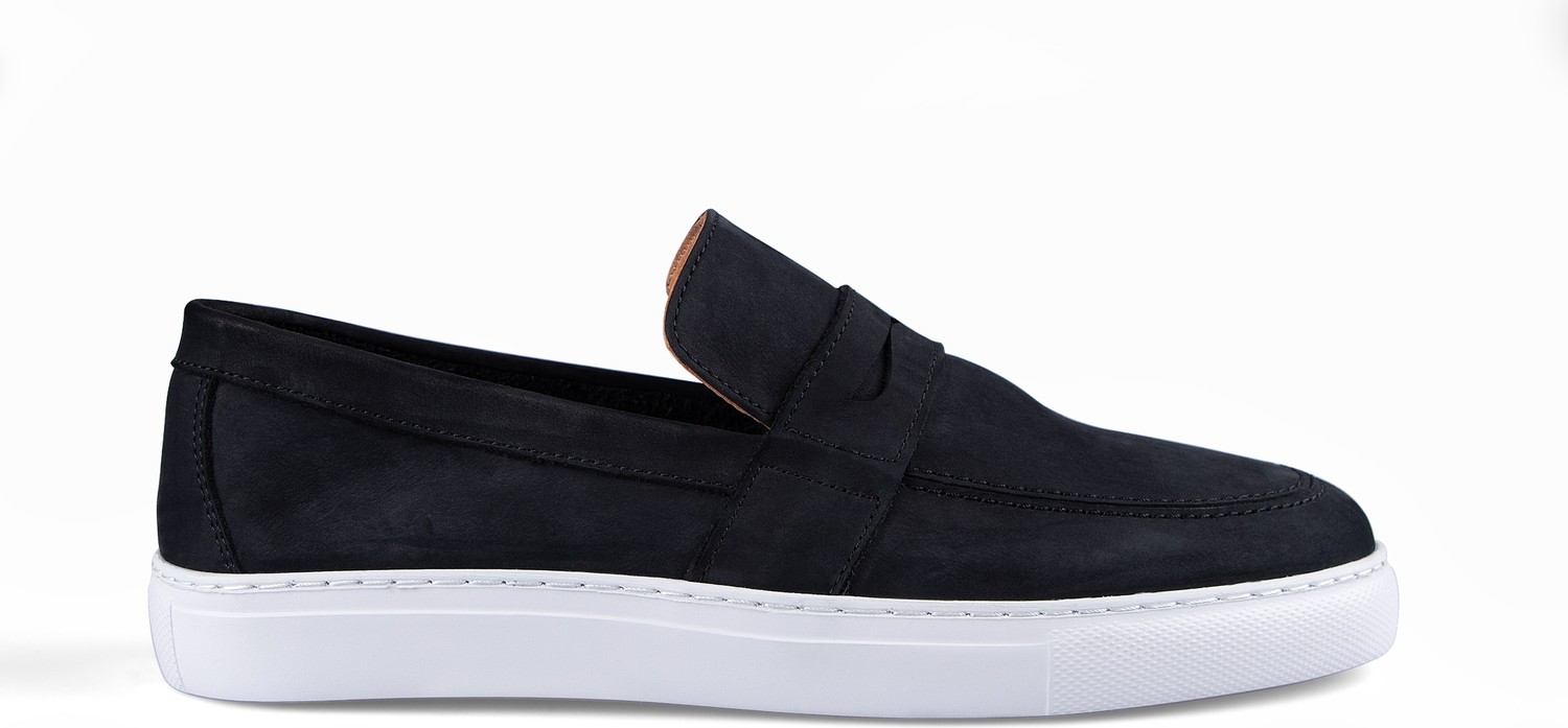 CARVAO Nile Casual Hakiki Deri Loafer Siyah Erkek Ayakkabı