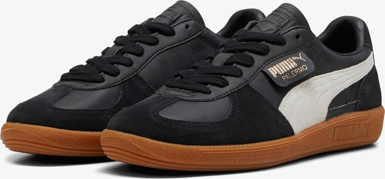 Puma Palermo Leather Unisex Siyah Spor Ayakkabı görsel 8