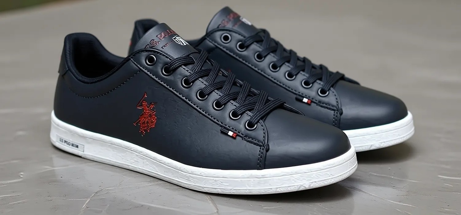 U.S. Polo Assn. Franco Erkek Sneakers Kaydırmaz Taban ile Şık Lacivert Tasarım görsel 6