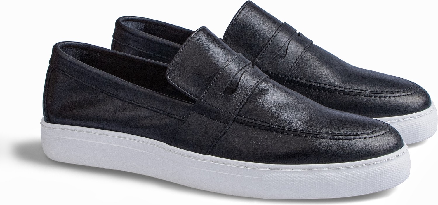 CARVAO Nile Casual Hakiki Deri Loafer Siyah Erkek Ayakkabı görsel 6