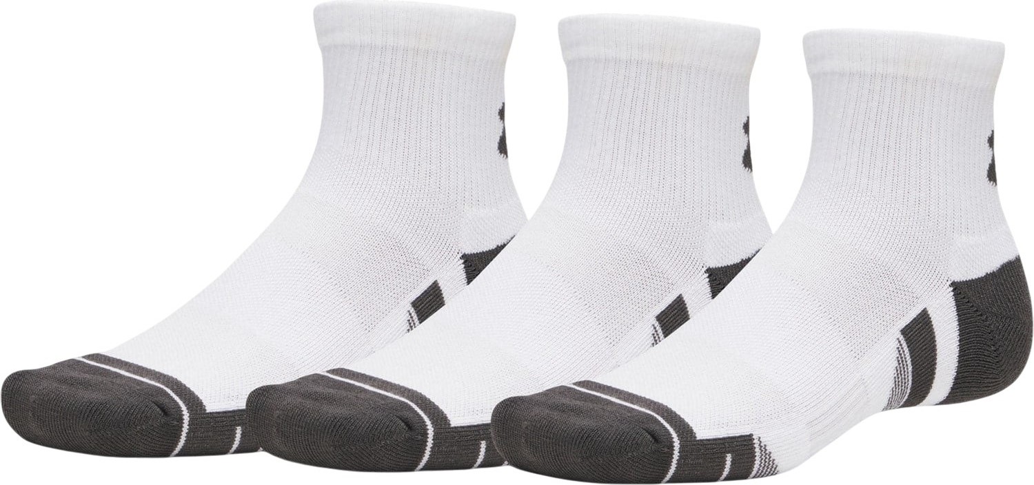 Under Armour New Ua Perf Tech 3pk Qtr Beyaz Unisex Çorap