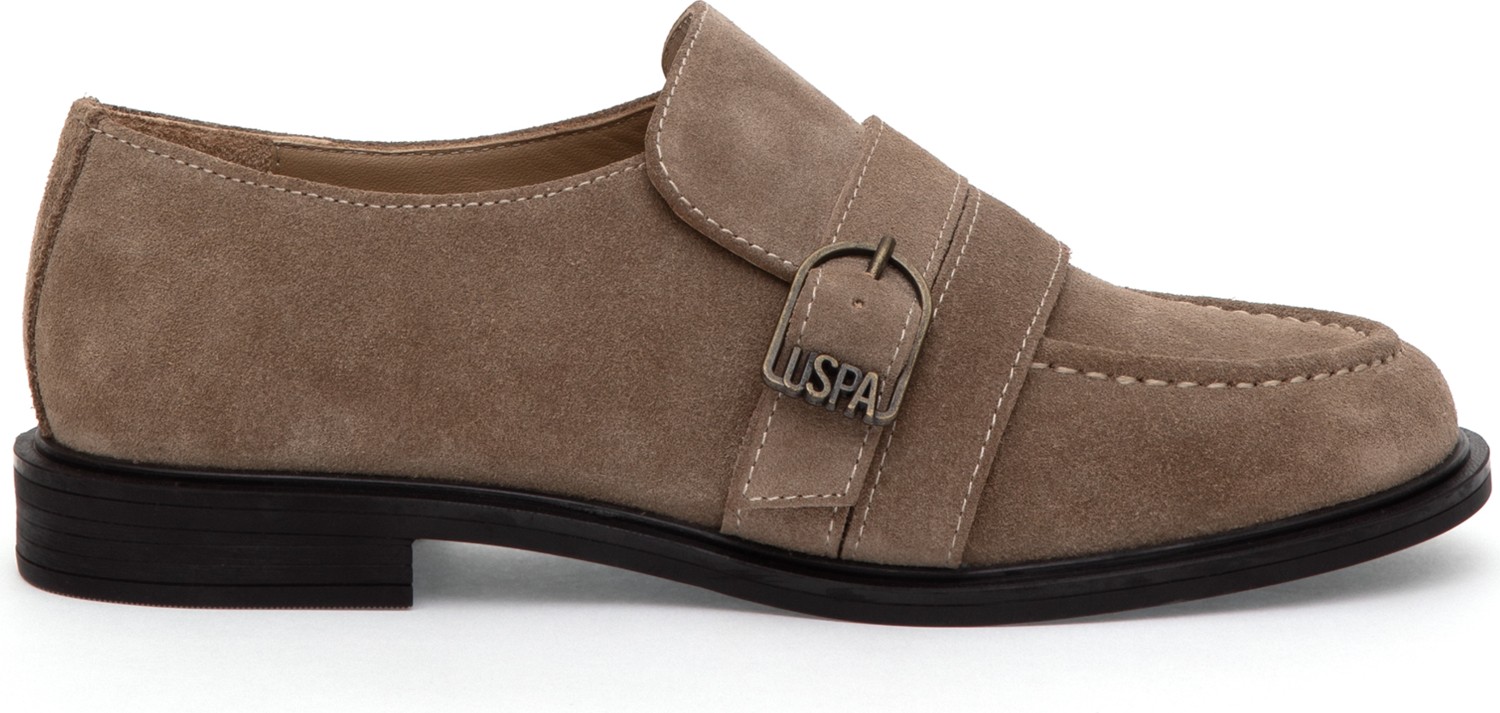 U.S. Polo Assn. Kadın Bej Süet Loafer 50315247-VR011 görsel 2