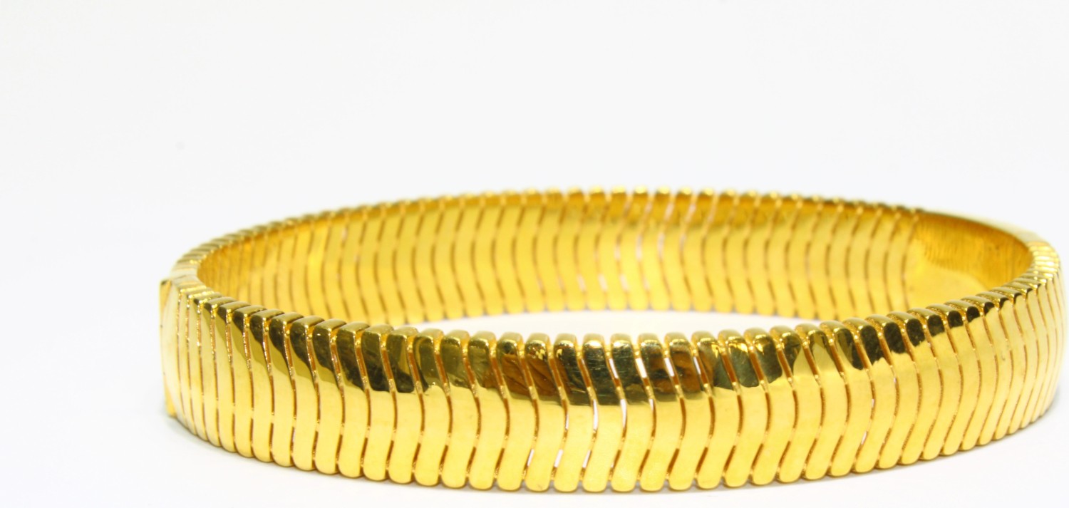 Kızılay Kuyumcusu 22 Ayar Altın İtalyan Balıksırtı Modeli Kelepçe Bilezik 29.17 GR KLP1870