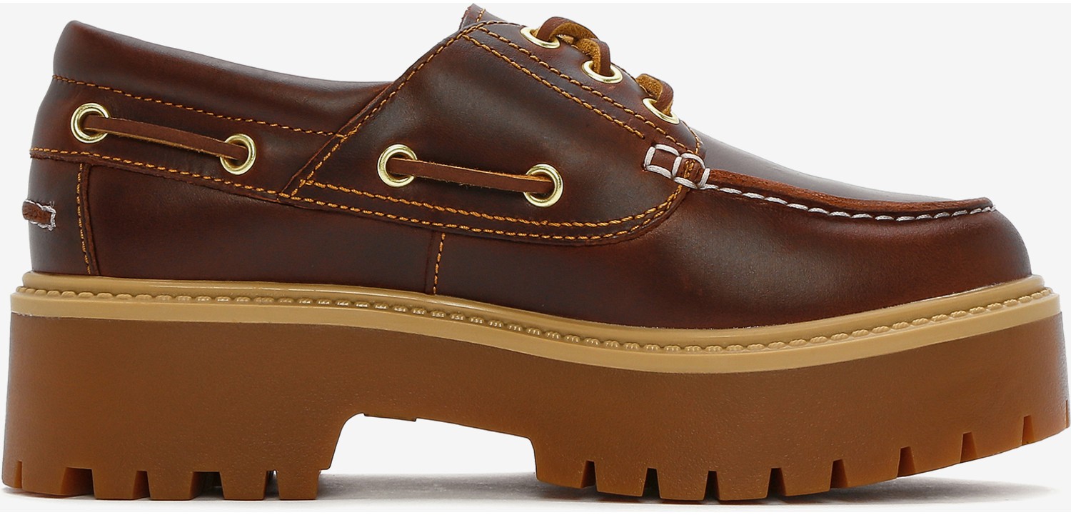Timberland STONE STREET BOAT SHOE Kadın Medium Beige Nubuck Tekne Ayakkabısı TB0A2GVFEN31 görsel 7