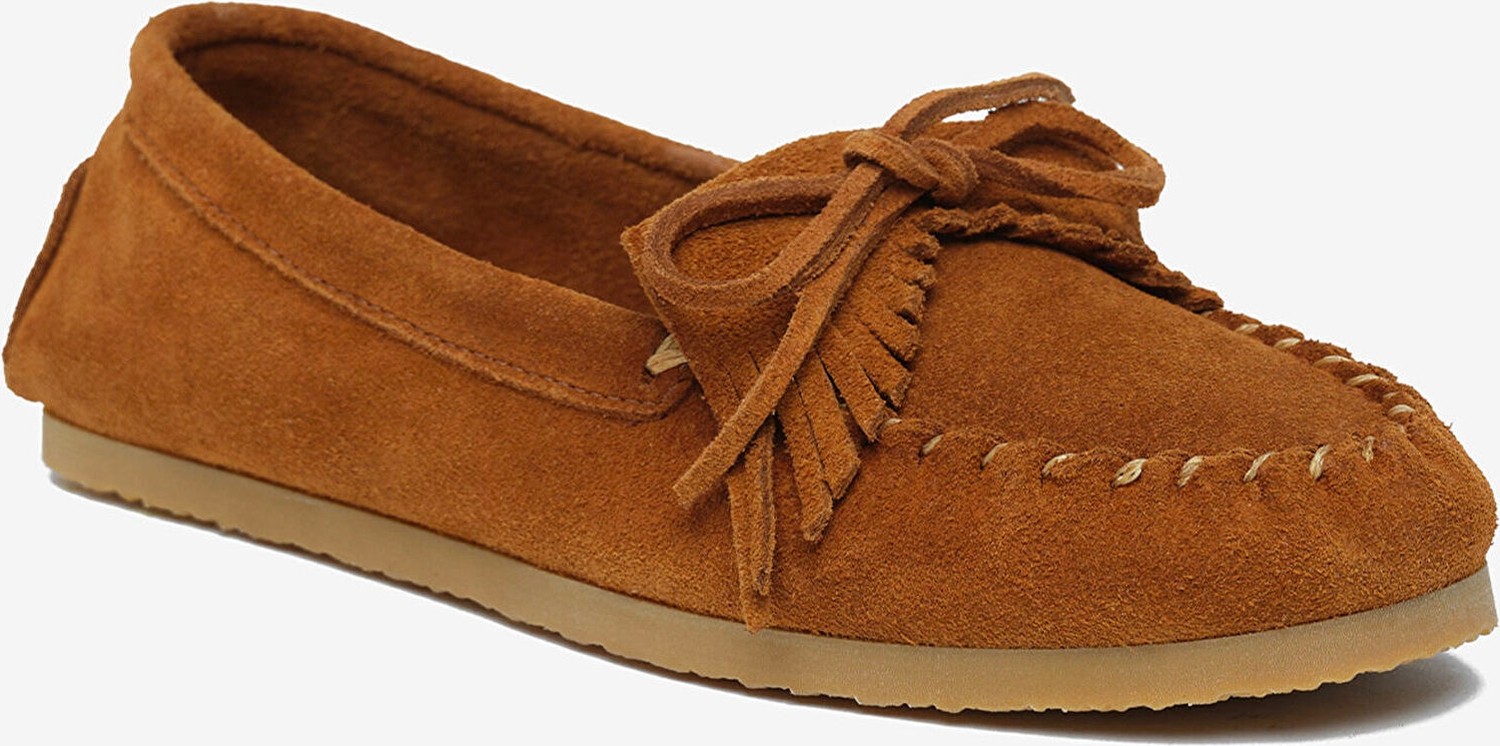 Greyder Kadın Taba Süet Hakiki Deri Loafer Ayakkabı 6Y2WA59392 görsel 7