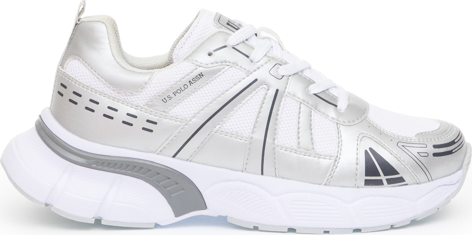 U.S. Polo Assn. Kadın Gri Spor Ayakkabı 50314560-VR107 görsel 7