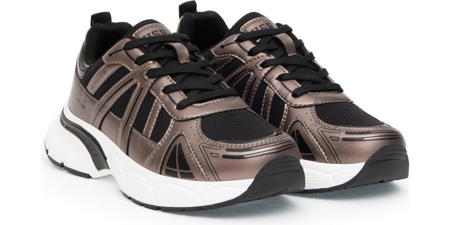 U.S. Polo Assn. Kadın Gri Spor Ayakkabı 50314560-VR107 görsel 2
