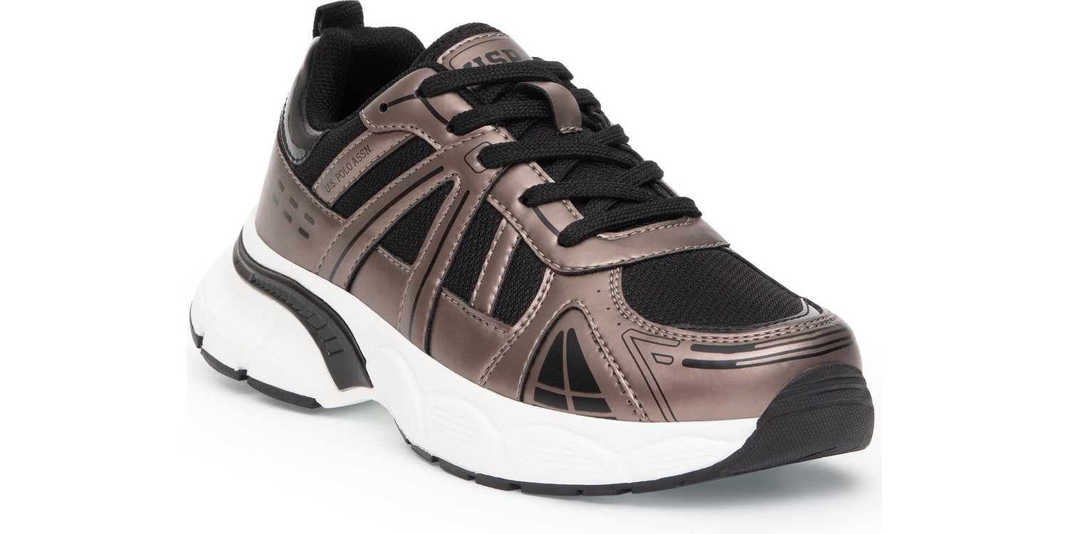 U.S. Polo Assn. Kadın Gri Spor Ayakkabı 50314560-VR107 görsel 3