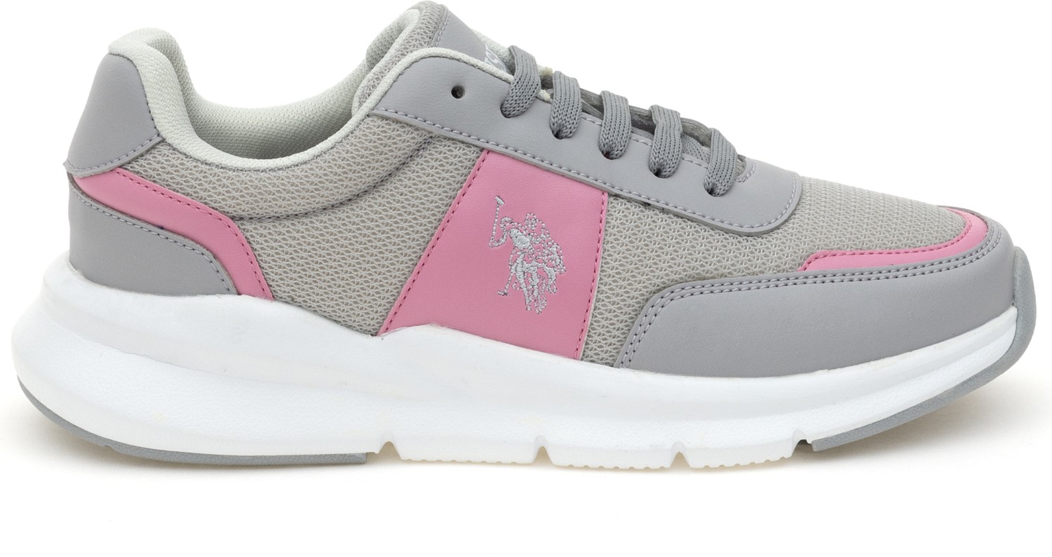 U.S. Polo Assn. Kadın Açık Gri Spor Ayakkabı 50306275-VR001