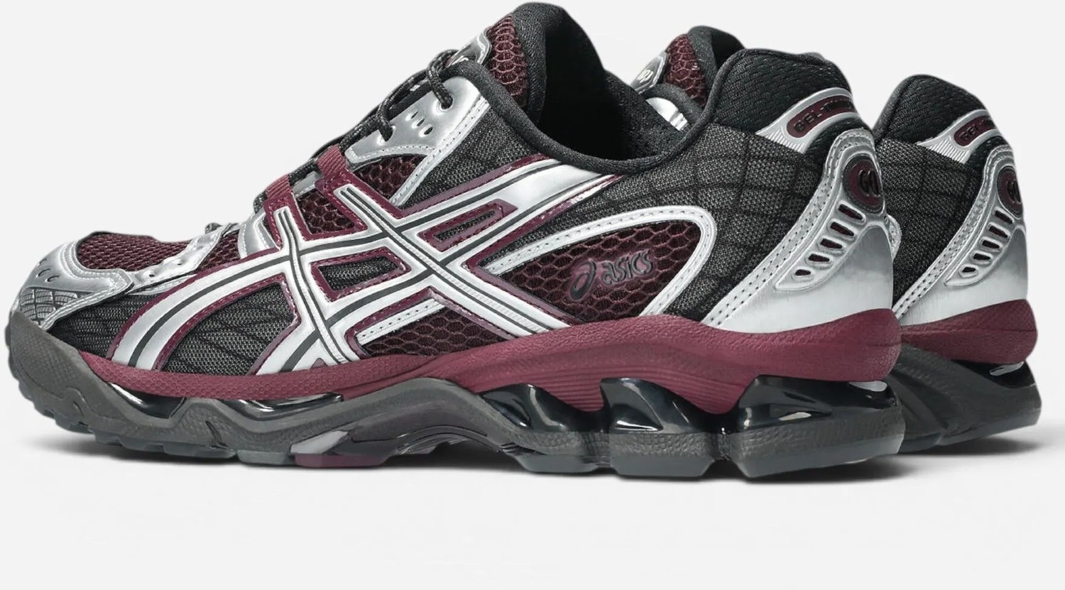 Asics Gel-Nimbus 10.1 Unisex Bordo Sneakers 1203A543-501 görsel 4