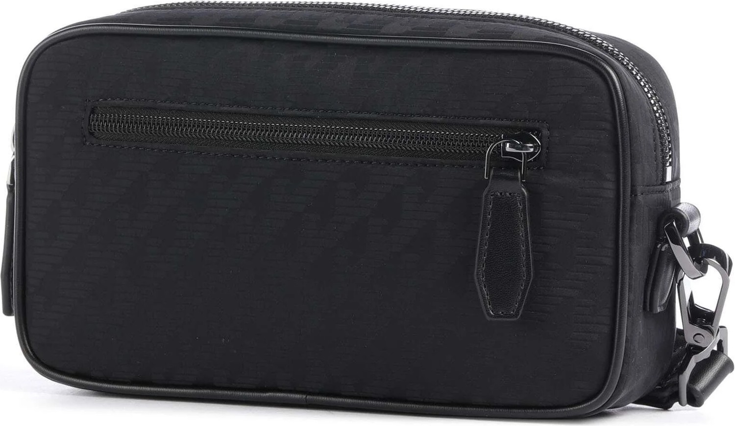 Emporio Armani Erkek Fermuarlı Ön Bölmeli Kısa Askılı Siyah El Çantası EM007051 AF28798-UC001 görsel 4