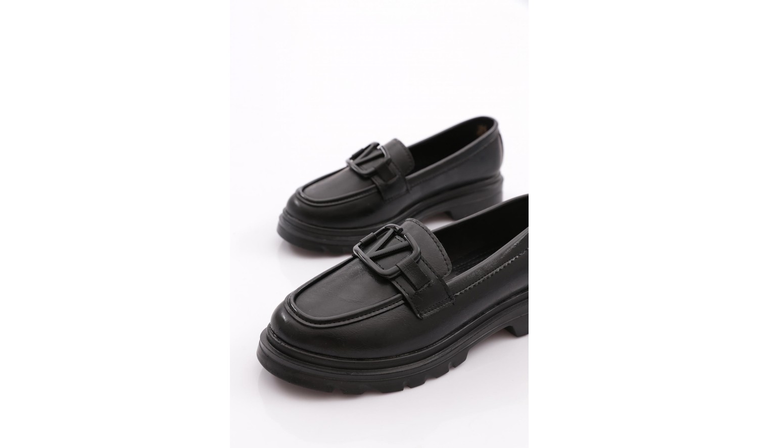 DGN 2621153 Kadın Tokalı Loafer Ayakkabı görsel 8