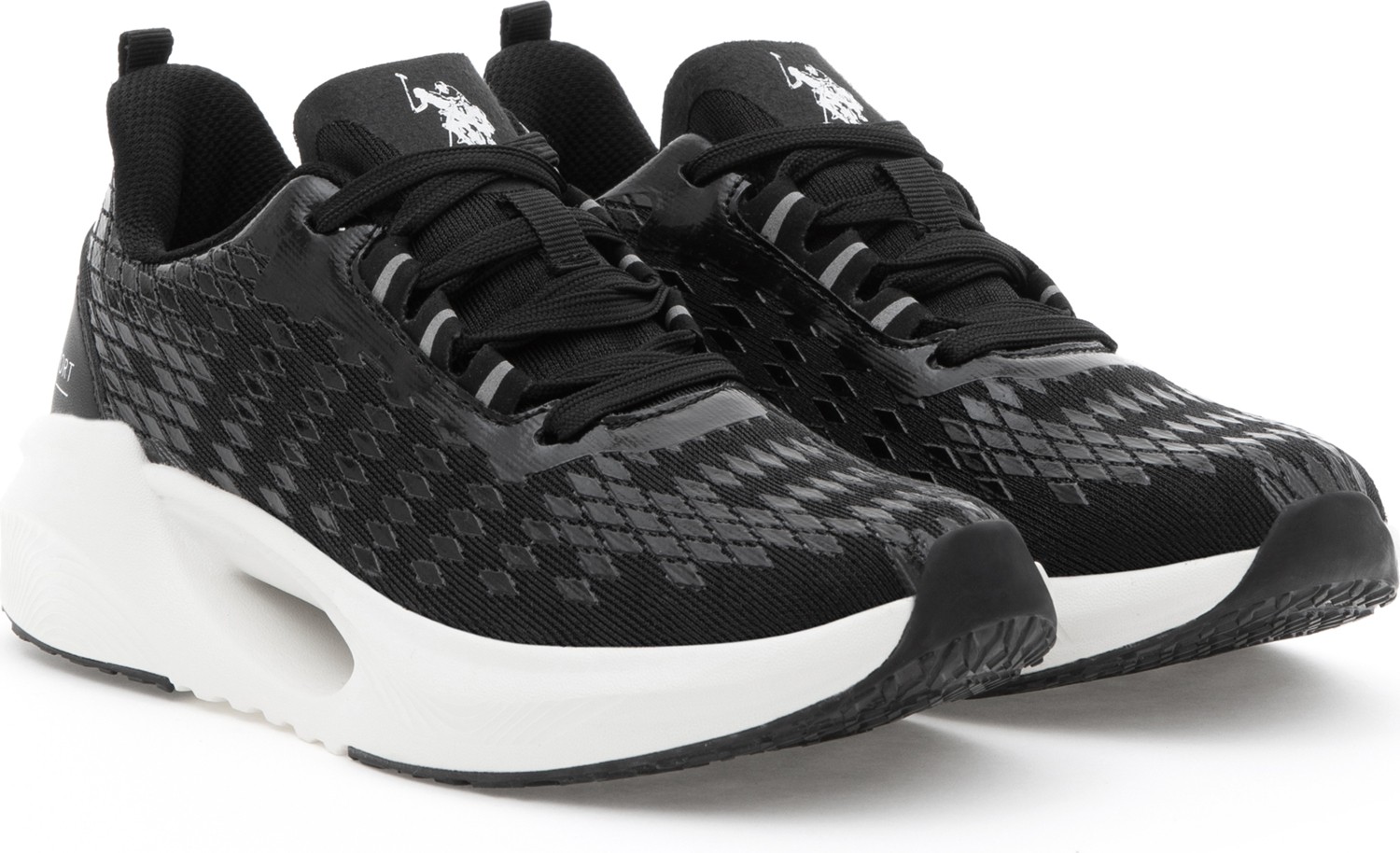 U.S. Polo Assn. Kadın Siyah Spor Ayakkabı 50293771-VR046 görsel 2