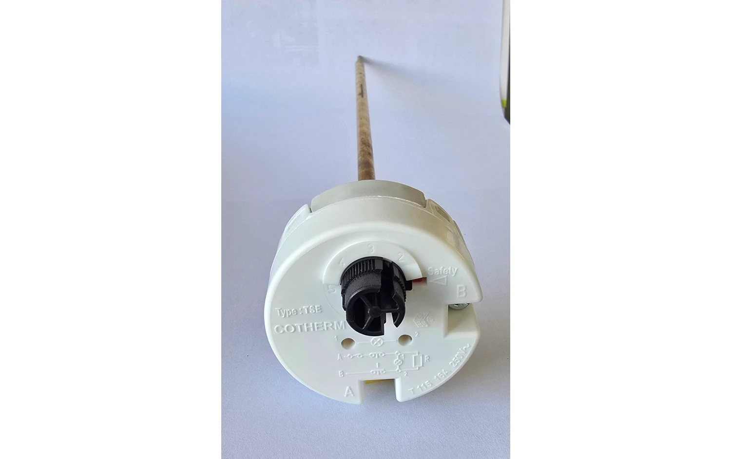 Resim Cotherm -Güneş Enerjisi /çay Kazanı- Istıcı Termostatı Çiftli (Ayar ve Emniyet Bir Arada), 