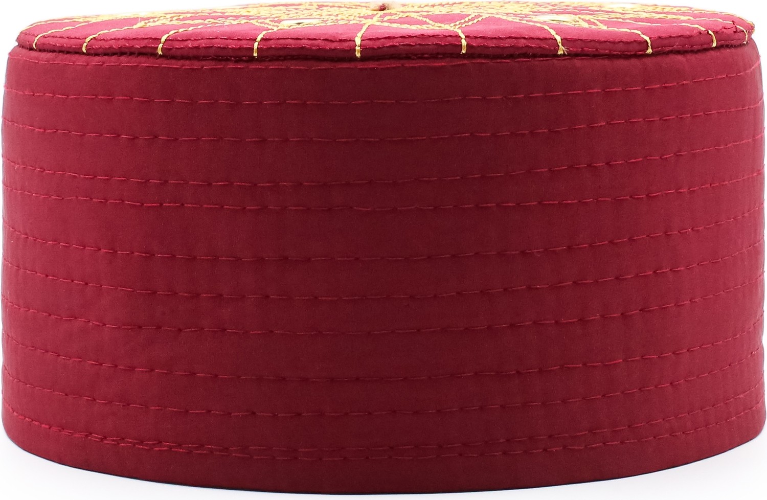 Sarıkhane Talebe Kalıp Sarık Takkesi, Bordo, Keçe görsel 2