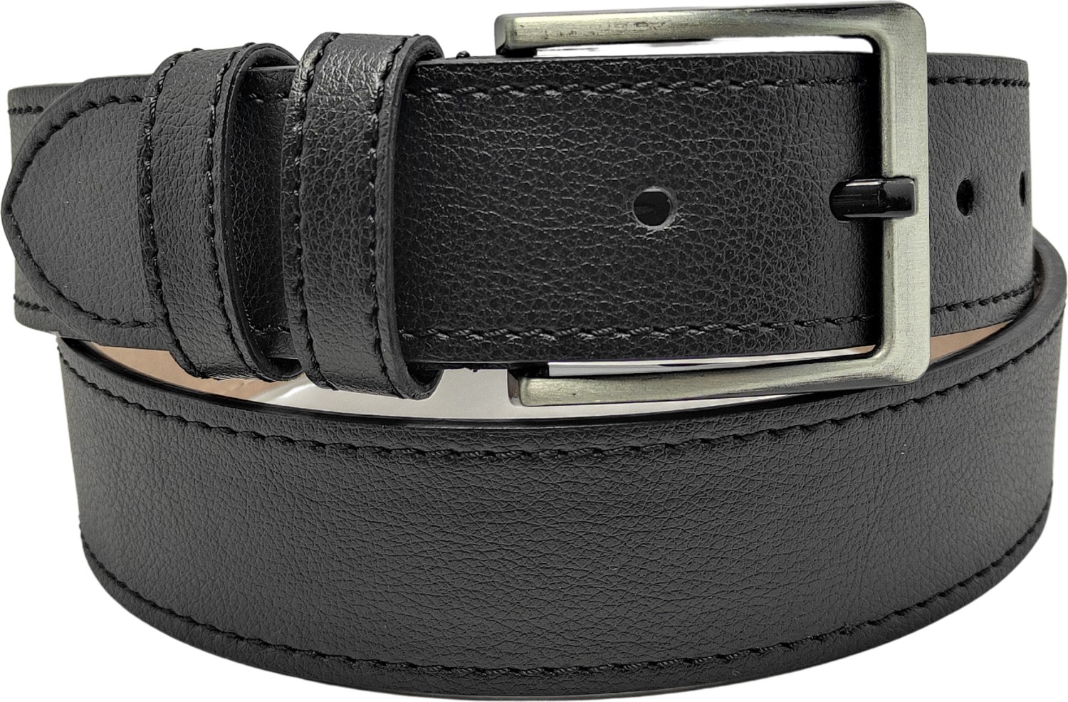 Genuıne Leather Eds Company Genuine Leather Company Eds Erkek Siyah Spor Kemer görsel 5