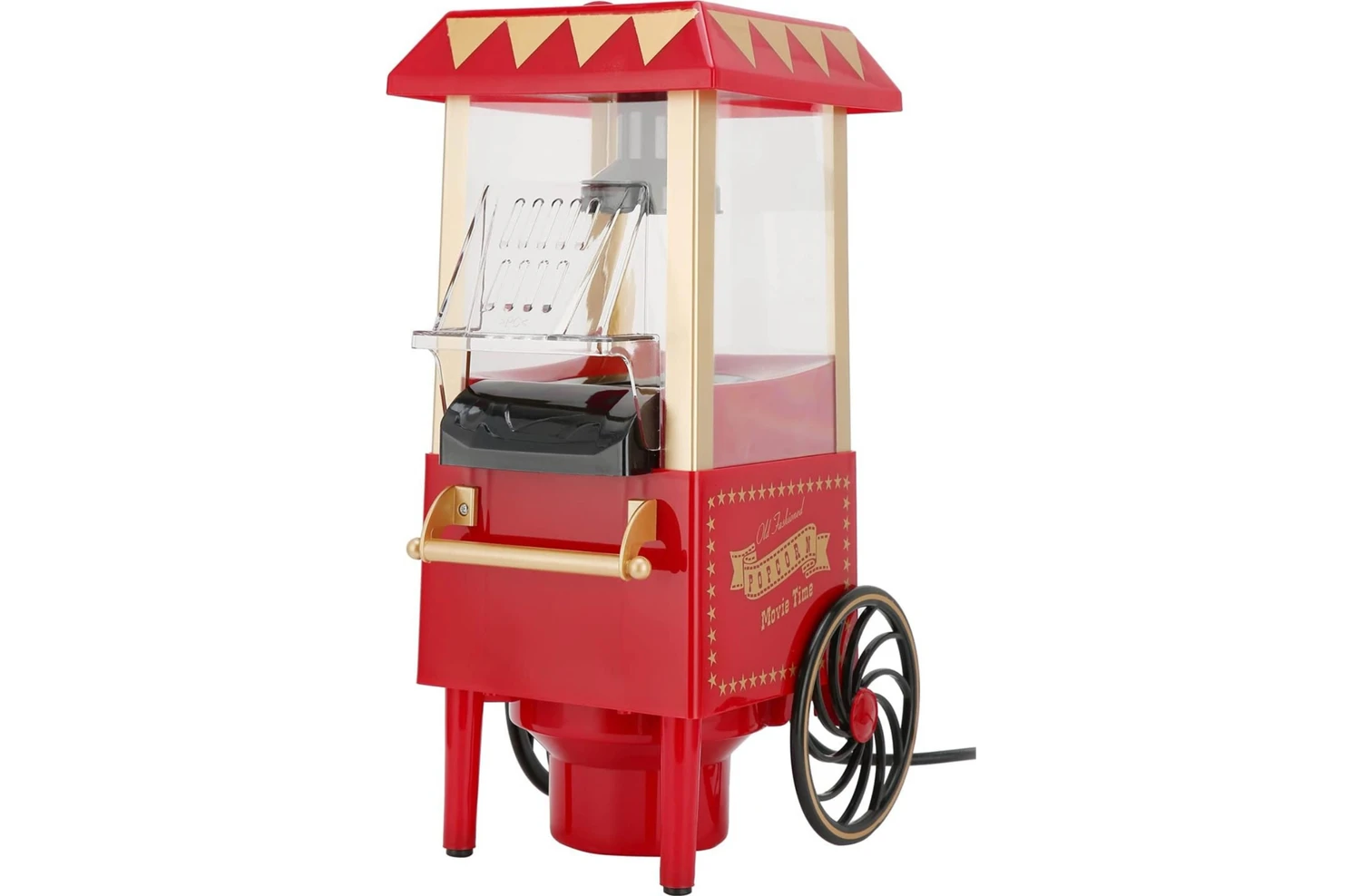 Resim Blackbird Game Center Polygold PG-618 Retro Popcorn Maker - Yağsız Mısır Patlatma Cihazı 