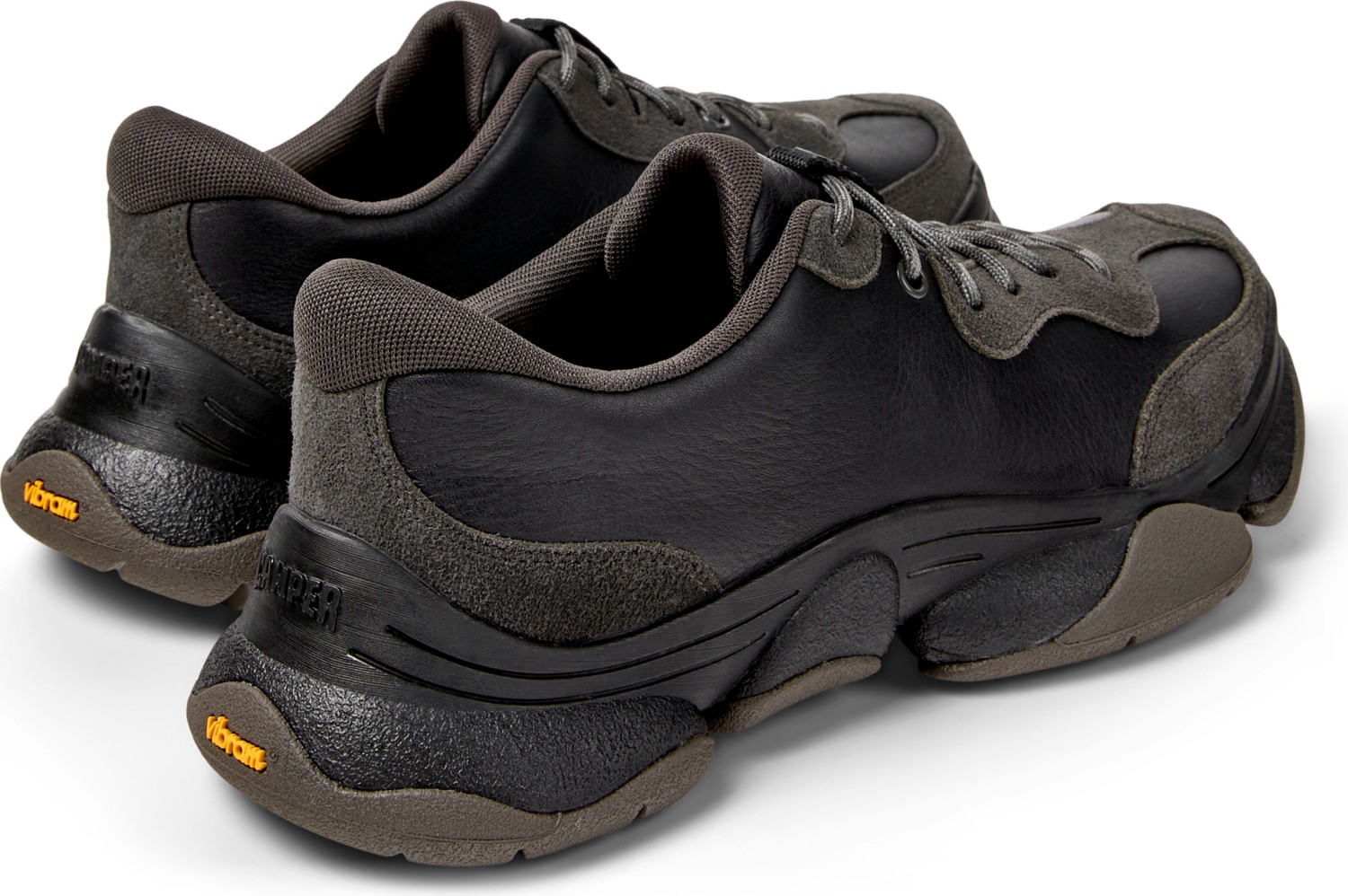 Camper Siyah Camper Karst 2 Erkek Sneaker Düz Taban ve Rahat Kullanım İçin Tasarlandı K101068-001 görsel 4