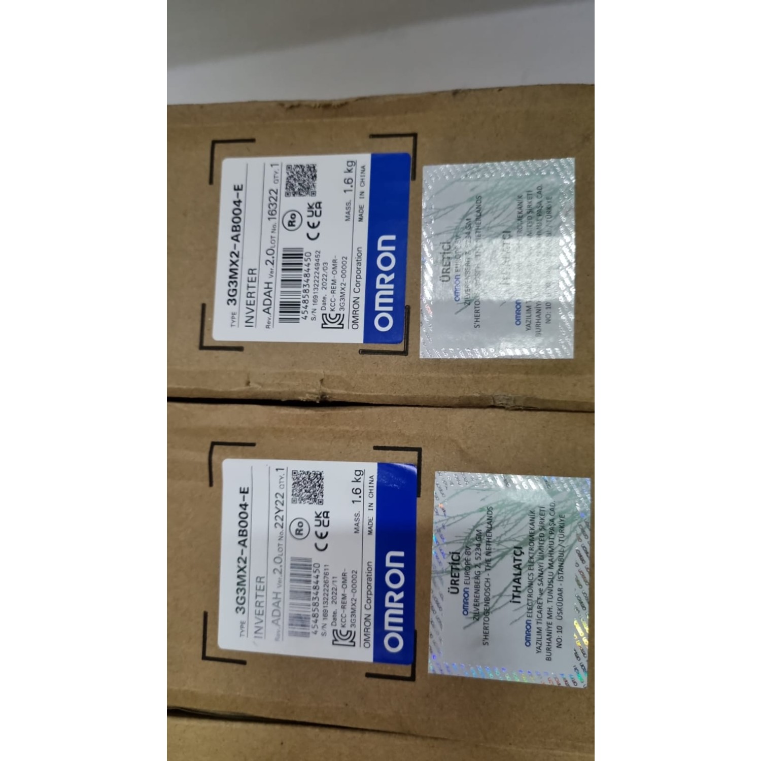 Omron 3G3MX2-AB004-E Inverter Sürücü Fiyatı - Taksit Seçenekleri