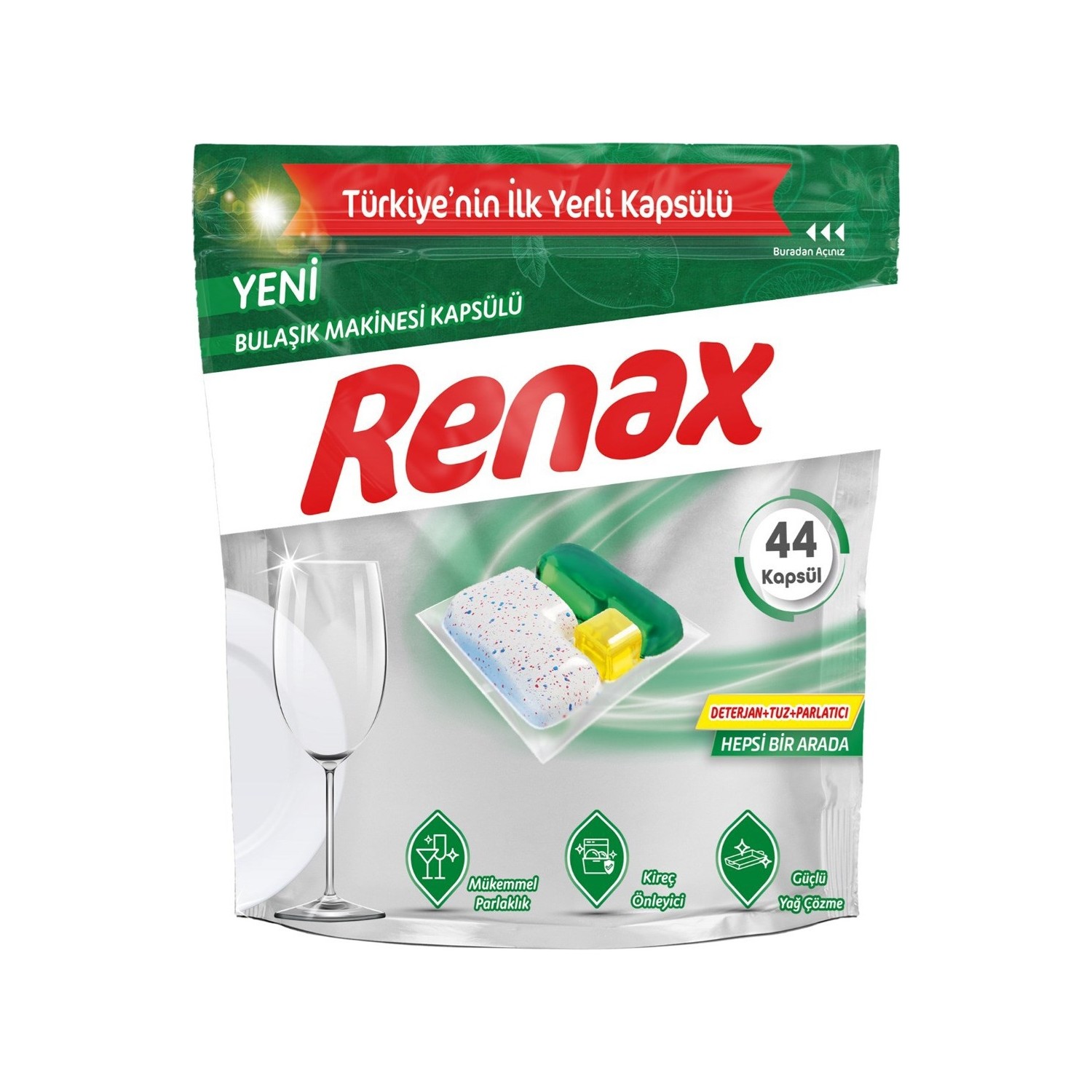 Original Renax locally manufactured dishwasher capsules