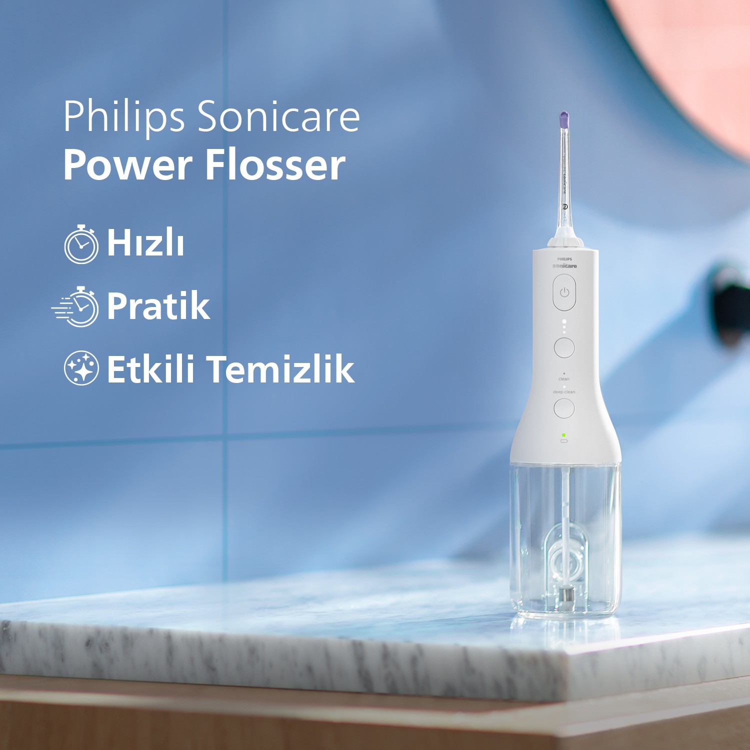 Philips Sonicare HX3806/31 Cordless Power Flosser 3000 Fiyatı